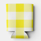 イエロージンガム模様 缶クーラー (裏面)