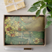 イエロージンニアス絵画ウォーター色の茶色 薄葉紙 (ギフト)