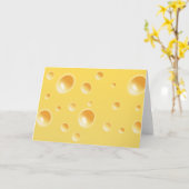 イエロースイスチーズテクスチャ カード (黄色い花)