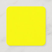 イエロースクエアビジネスカード スクエア名刺 (正面)