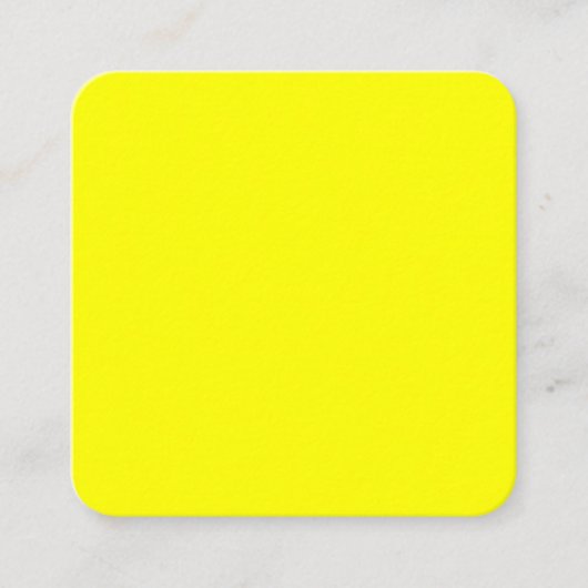 イエロースクエアビジネスカード スクエア名刺 (正面)