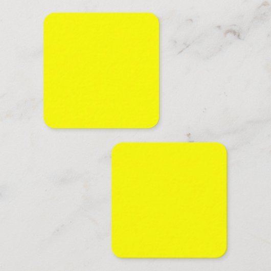 イエロースクエアビジネスカード スクエア名刺 (正面/裏面)