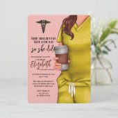 イエロースクラブス看護学校卒業招待状 招待状 (スタンド正面)