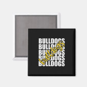 イエロースクールスポーツファンチームスピリット マグネット (正面/裏面)