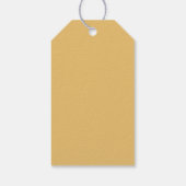 イエロースクールバスおもしろい ギフトタグ (裏面)