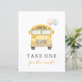 イエロースクールバスカスタムバスの好意のサイン (スタンド正面)