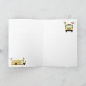 イエロースクールバスパーティー教室 カード (内部)