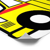 イエロースクールバスポスター ポスター (角)