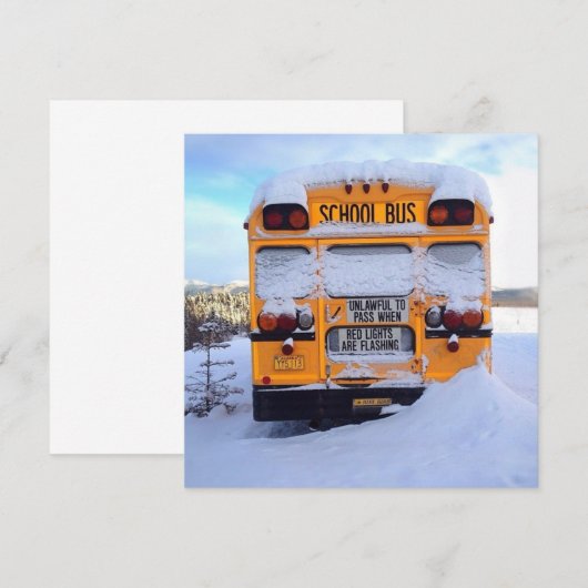 イエロースクールバス (正面/裏面)