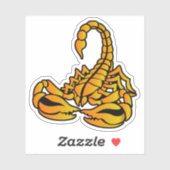 イエロースコーピオン、トライバルアートスタイル シール (シート)