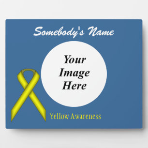 イエロースタンダードリボンテンプレートby Kenneth Yoncich フォトプラーク