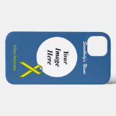 イエロースタンダードリボンTmpl by Kenneth Yoncich Case-Mate iPhoneケース (裏面 (横))