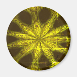 イエロースタンダード、2 1/4インチ円磁石 マグネット