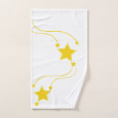 イエロースターズバスルーム バスタオルセット (ハンドタオル)