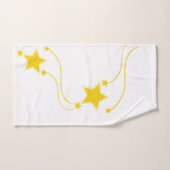 イエロースターズバスルーム バスタオルセット (ハンドタオル)