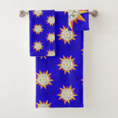 イエロースターズブルーバスルーム バスタオルセット (インサイチュ)