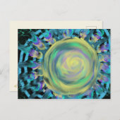 イエロースターバストスパイラモダンル予言芸術 ポストカード (正面/裏面)