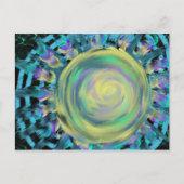 イエロースターバストスパイラモダンル予言芸術 ポストカード (正面)