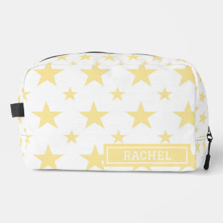 イエロースター柄のかわいい星座コスメグッズ ドップキット