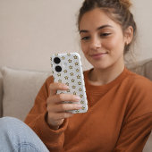 イエロースター柄 ミニマリストスターズ iPhone 16ケース