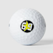 イエロースター69 ゴルフボール (正面)