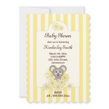 イエローストライプコアラベビー男女兼用シャワー