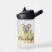 イエローストライプベビーかわいいコアラキッズ ウォーターボトル (左面)