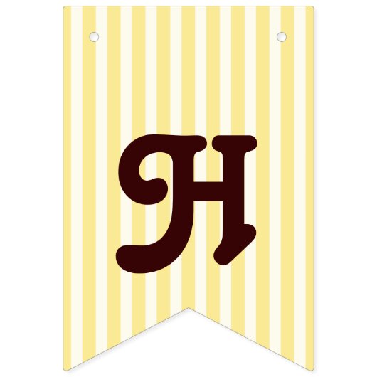 イエローストライプベビーかわいいコアラ子供の誕生日 バンティングフラッグ (第2の旗)