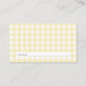 イエローストークおむつラッフルカード エンクロージャーカード (裏面)