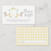 イエローストークおむつラッフルカード エンクロージャーカード (正面/裏面)