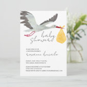 イエローストークベビーシャワー招待状 招待状 (スタンド正面)