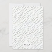 イエローストークベビーシャワー招待状 招待状 (裏面)