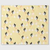 イエローストーク赤ちゃんシャワーラッピング紙 ラッピングペーパー (フラット)