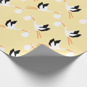 イエローストーク赤ちゃんシャワーラッピング紙 ラッピングペーパー (角)