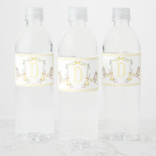 イエローストーク赤ちゃんシャワー水ボトルラベル ペットボトルラベル