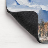 イエローストーンのオオカミのマウスパッド マウスパッド (コーナー)