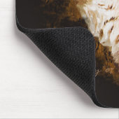 イエローストーンのオオカミ マウスパッド (コーナー)