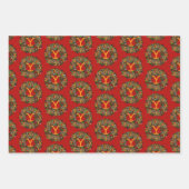 イエローストーンのクリスマス – ラッピングペーパーシート (正面)