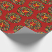 イエローストーンのクリスマス –  ラッピングペーパー (角)