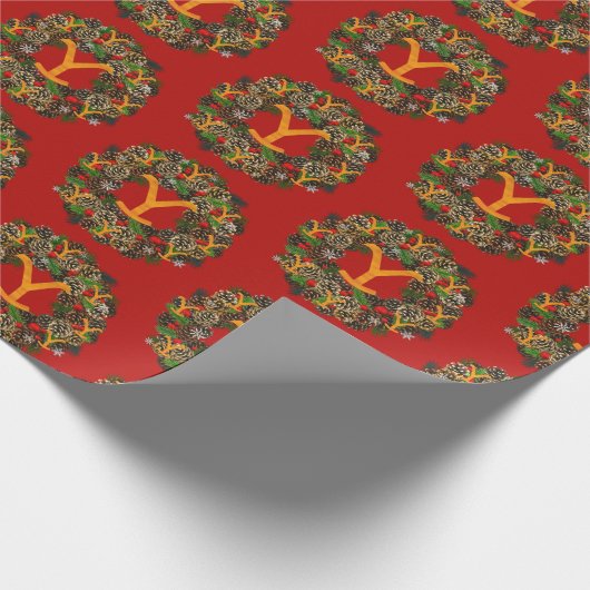 イエローストーンのクリスマス –  ラッピングペーパー (角)