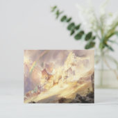 イエローストーンのグランドキャニオンの上に虹 ポストカード (スタンド正面)