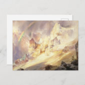 イエローストーンのグランドキャニオンの上に虹 ポストカード (正面/裏面)