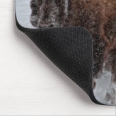 イエローストーンのバイソン マウスパッド (コーナー)