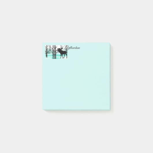 イエローストーンのヘラジカ Post-it-Notes ポストイット (正面)