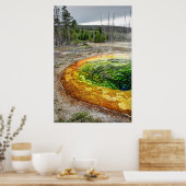 イエローストーンのモーニンググローリープール ポスター (キッチン)