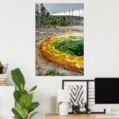 イエローストーンのモーニンググローリープール ポスター (ホームオフィス)