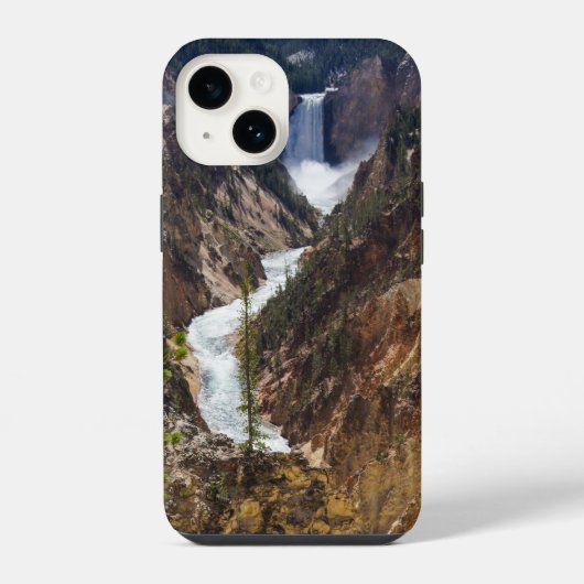 イエローストーンのローワー・フォールズ iPhoneケース (裏面)