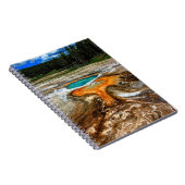 イエローストーンの上昇温暖気流のプール ノートブック (右側)