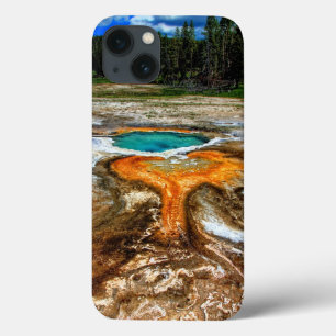 イエローストーンの上昇温暖気流のプール iPhone 13ケース