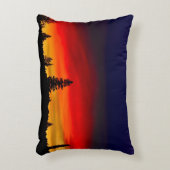 イエローストーンの日没 アクセントクッション (正面(垂直))